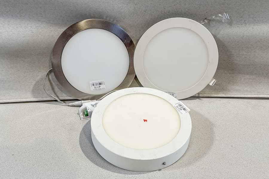3 LED Aufbauleuchten
